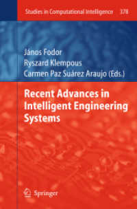 Recent Advances in Intelligent Engineering Systems (Studies in Computational Intelligence) （2012）
