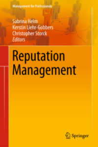 Reputation Management (Management for Professionals) （2011）
