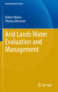 Arid Lands Water Evaluation and Management (Environmental Science and Engineering / Environmental Science)