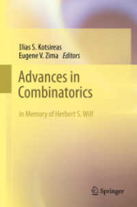 Advances in Combinatorics （2012. 400 p. 23,5 cm）
