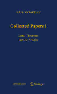 Collected Papers I : Limit Theorems （2013. 546 S. 546 p. 250 mm）