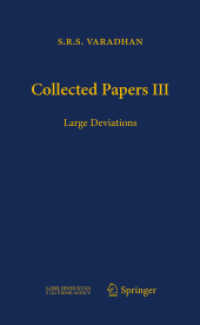 Collected Papers III : Large Deviations （2013. 630 S. 630 p. 250 mm）