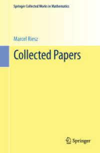 Collected Papers (Springer Collected Works in Mathematics) （2013. viii, 897 S. VIII, 897 p. 5 illus. With Reprint 2013 from the 19）