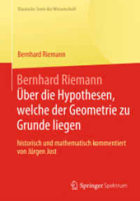 Bernhard Riemann „Über die Hypothesen, welche der Geometrie zu Grunde liegen' (Klassische Texte der Wissenschaft)