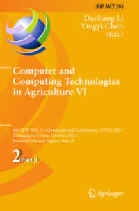 Computer and Computing Technologies in Agriculture VI : 6th IFIP TC WG 5.14 International Conference, CCTA 2012, Zhangjiajie, China, October 19-21, 2012, Revised Selected Papers, Part II (Ifip Advances in Information and Communication Technology) （2013）