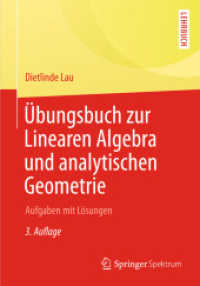 Übungsbuch Zur Linearen Algebra Und Analytischen Geometrie : Aufgaben Mit Lösungen (Springer-lehrbuch) （3RD）