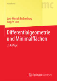 Differentialgeometrie und Minimalflächen (Masterclass) （3RD）