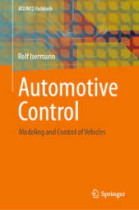 Automotive Control : Modeling and Control of Vehicles (Atz/mtz-fachbuch)