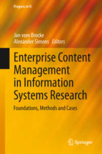 Enterprise Content Management in Information Systems Research : Foundations, Methods and Cases (Progress in Is)
