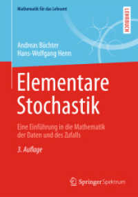 Elementare Stochastik : Eine Einführung in die Mathematik der Daten und des Zufalls (Mathematik für das Lehramt)