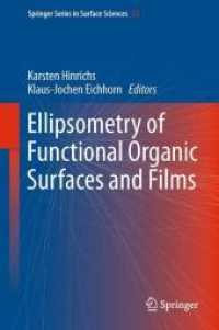 Ellipsometry of Functional Organic Surfaces and Films (Springer Series in Surface Sciences)