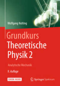 Grundkurs Theoretische Physik. 2 Grundkurs Theoretische Physik 2, m. 1 Buch, m. 1 E-Book (Springer-Lehrbuch) （9. Aufl. 2014. xiii, 370 S. XIII, 370 S. 86 Abb., 16 Abb. in Farbe. Bo）