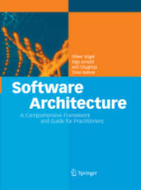 Software Architecture : A Comprehensive Framework and Guide for Practitioners （2011）