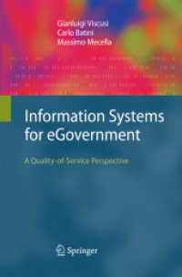 Information Systems for eGovernment : A Quality-of-Service Perspective （2010）