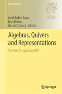 Algebras, Quivers and Representations : The Abel Symposium 2011 (Abel Symposia)