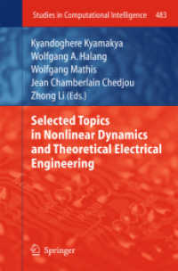 Selected Topics in Nonlinear Dynamics and Theoretical Electrical Engineering (Studies in Computational Intelligence) （2013）