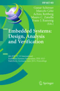 Embedded Systems: Design, Analysis and Verification : 4th IFIP TC 10 International Embedded Systems Symposium, IESS 2013, Paderborn, Germany, June 17-19, 2013, Proceedings (Ifip Advances in Information and Communication Technology)
