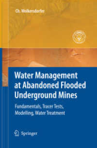 Water Management at Abandoned Flooded Underground Mines : Fundamentals, Tracer Tests, Modelling, Water Treatment （2008）