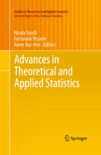 Advances in Theoretical and Applied Statistics (Studies in Theoretical and Applied Statistics)