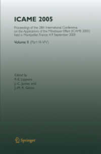 ICAME 2005 : Proceedings of the 28th International Conference on the Applications of the Mössbauer Effect (ICAME 2005) held in Montpellier, France, 4-9 September 2005, Volume II ( Part III-V/V) （2007）