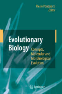 Evolutionary Biology - Concepts, Molecular and Morphological Evolution （2010）