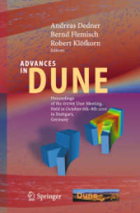 Advances in DUNE : Proceedings of the DUNE User Meeting, Held in October 6th-8th 2010 in Stuttgart, Germany （2012）
