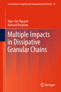 Multiple Impacts in Dissipative Granular Chains (Lecture Notes in Applied and Computational Mechanics)