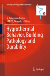 Hygrothermal Behavior, Building Pathology and Durability (Building Pathology and Rehabilitation) （2013）