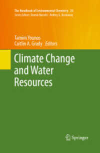 Climate Change and Water Resources (The Handbook of Environmental Chemistry) （2013）