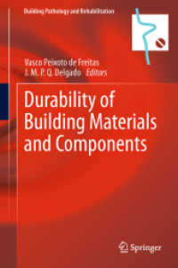 Durability of Building Materials and Components (Building Pathology and Rehabilitation)