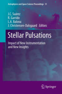 Stellar Pulsations : Impact of New Instrumentation and New Insights (Astrophysics and Space Science Proceedings) （2013）