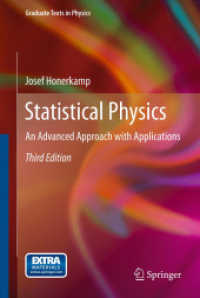 Statistical Physics : An Advanced Approach with Applications (Graduate Texts in Physics) （3RD）