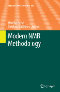 Modern NMR Methodology (Topics in Current Chemistry)