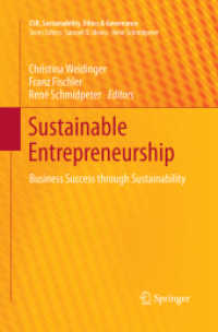 Sustainable Entrepreneurship : Business Success through Sustainability (Csr, Sustainability, Ethics & Governance)