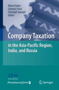 Company Taxation in the Asia-Pacific Region, India, and Russia （2010）