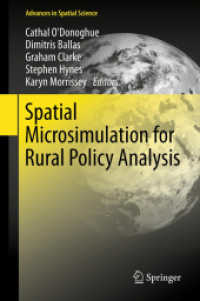 Spatial Microsimulation for Rural Policy Analysis (Advances in Spatial Science) （2013）