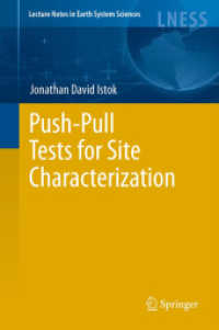 Push-Pull Tests for Site Characterization (Lecture Notes in Earth System Sciences) （2013）
