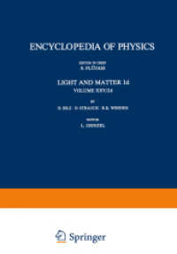 Light and Matter Id / Licht Und Materie Id : Infrared and Raman Spectra of Nonmetals (Handbuch Der Physik Encyclopedia of Physics / Optik / Optics) （Reprint）