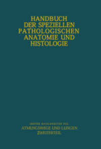 Atmungswege und Lungen (Handbuch der speziellen pathologischen Anatomie und Histologie)