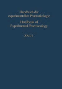 Erzeugung Von Krankheitszustanden Durch Das Experiment : Teil 2 Atemwege (Handbook of Experimental Pharmacology / Erzeugung von Krankheitszustanden du （Reprint）