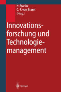 Innovationsforschung und Technologiemanagement : Konzepte, Strategien, Fallbeispiele