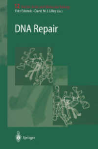 DNA Repair (Nucleic Acids and Molecular Biology) （Reprint）