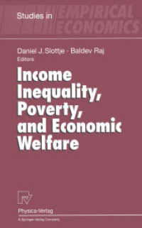 Income Inequality, Poverty, and Economic Welfare (Studies in Empirical Economics)