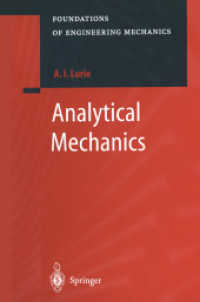 Analytical Mechanics (Foundations of Engineering Mechanics)