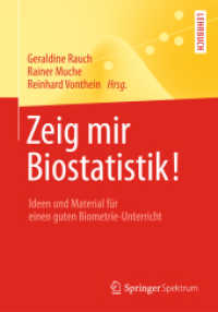 Zeig mir Biostatistik! : Ideen und Material für einen guten Biometrie-Unterricht (Springer-lehrbuch)