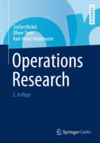 Operations Research (Springer-Lehrbuch) （2. Aufl. 2014. xii, 385 S. XII, 385 S. 240 mm）