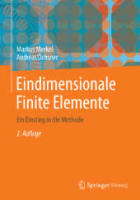 Eindimensionale Finite Elemente : Ein Einstieg in die Methode （2ND）