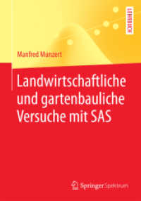 Landwirtschaftliche und gartenbauliche Versuche mit SAS : Mit 50 Programmen, 169 Tabellen und 18 Abbildungen (Springer-lehrbuch)
