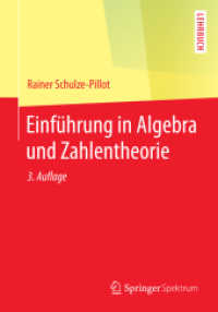 Einführung in Algebra und Zahlentheorie (Springer-lehrbuch) （3RD）