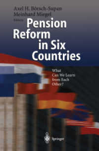 Pension Reform in Six Countries : What Can We Learn from Each Other?